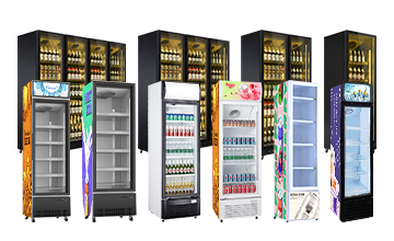 glass door merchandiser and cooler