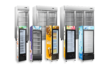 glass door merchandisers and freezers