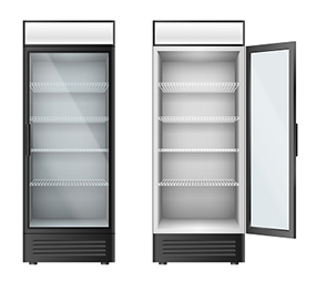 Self Closing Door Refrigerator Automatic Defrost Commercial 350L manufacturer factory China