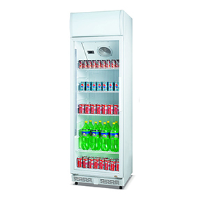 Small Beverage Cooler Displaying Drinks with Auto Defrost manufacturer factory China