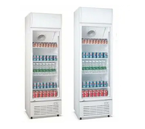 Small Fridge with Led Light for Beverage Drinks 220 Liters manufacturer factory China