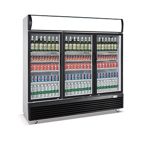 Large Commercial Refrigerator with Three 3 Sections manufacturer China factory