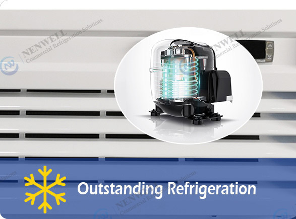 Outstanding Refrigeration | NW-LG400F-600F-800F-1000F upright display fridges