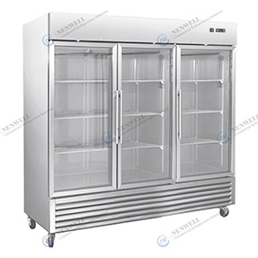 Stainless Steel Big Large Deep Freezer Auto Defrost 2000L manufacturer China factory