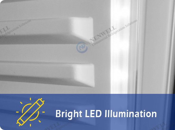 Bright LED Illumination | NW-LG2000F quad door fridge