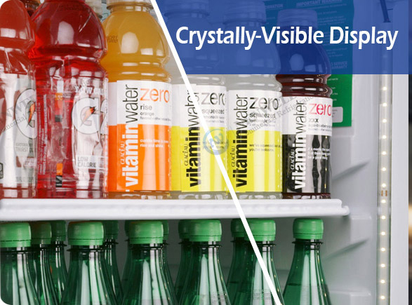 Crystally-Visible Display | NW-LG2000F quad door fridge