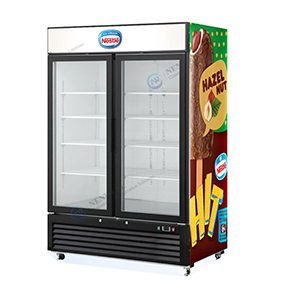 Big Large Upright Refrigerator Freezer Side by Side Freestanding 1320L manufacturer China factory