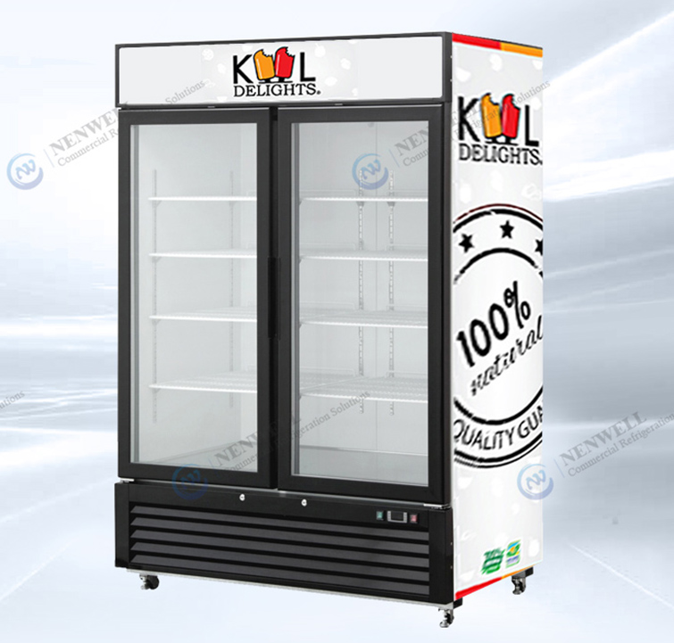 Big Large Upright Refrigerator Freezer Side by Side Freestanding 1320L