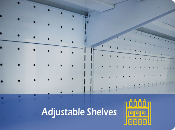 Adjustable Shelves | NW-SBG20B fruit and veg display fridge