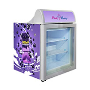 No Frost Freezer Display Fridge Deep Freezer with Glass Door manufactured by China factory