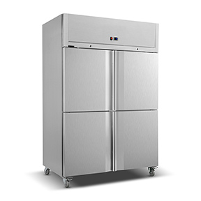 4 Section Half Door Reach Ins Refrigerator Side by Side Built in Best Buy for Sale