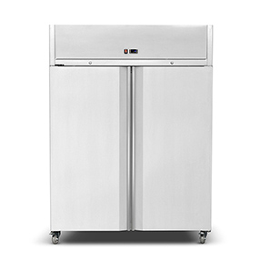 54 Inch Reach in 2 Section Freezer with Auto Defrost Floor Standing 40 Cu Ft