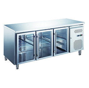 Under Counter Built in Refrigerated Cabinets Restaurant Equipment 16 Cu Ft