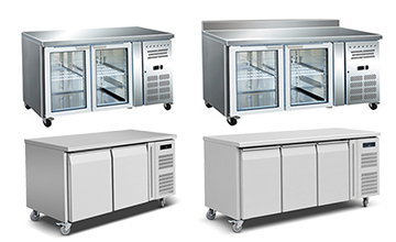 commercial undercounter freezer stainless steel chef base Under Counter worktop