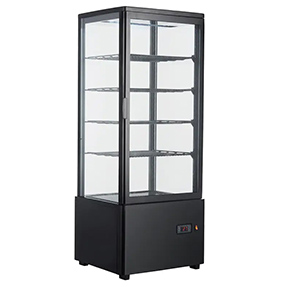 Commercial 4 Sided Glass Display Case Refrigerator for Bakery Price