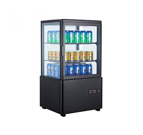 Countertop Refrigerated Glass Display Case for Beverage and Bakery