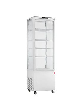 Freestanding Refrigerated Marcia Display Case for Bakery and Beverage