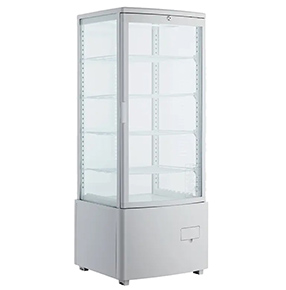 Store Use Glass Countertop 3 Tier Display Case Refrigeration for Drinks Beverage