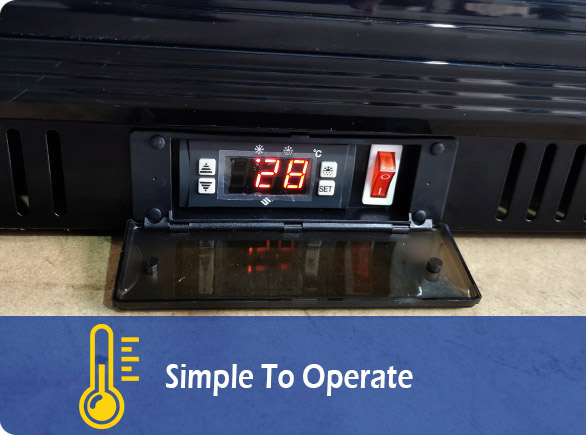 Simple To Operate | NW-LG138B single door bottle cooler