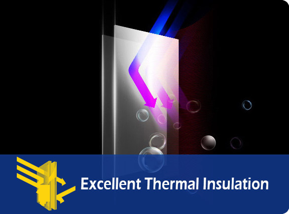 Excellent Thermal Insulation | NW-LG208S double door beverage cooler