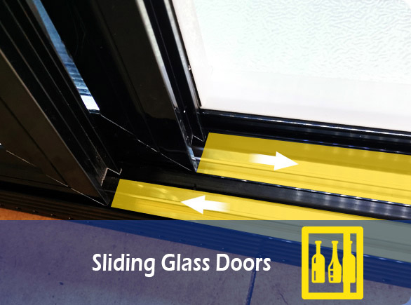 Sliding Glass Doors | NW-LG208S double door beverage cooler