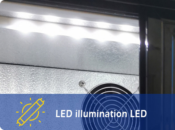 LED illumination | NW-LG138B swing door back bar cooler