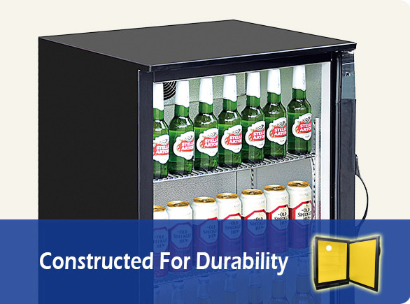 Constructed For Durability | NW-LG138M cold drink storage fridge